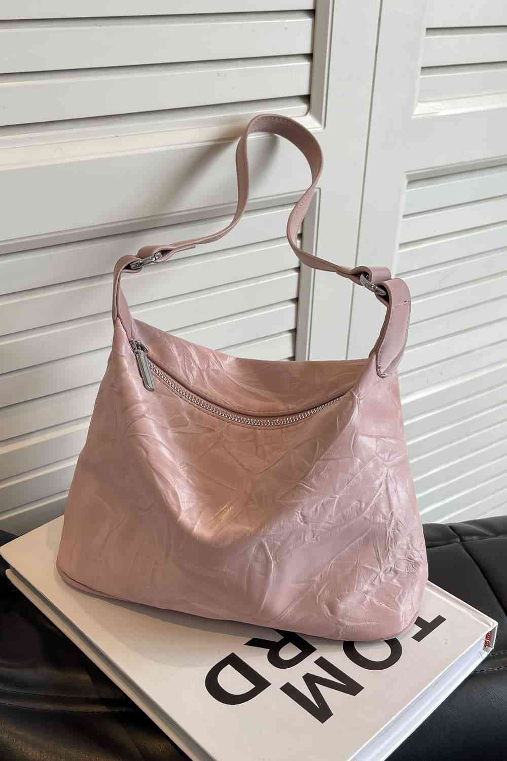 Plaza Shoulder Bag in Blush Pink