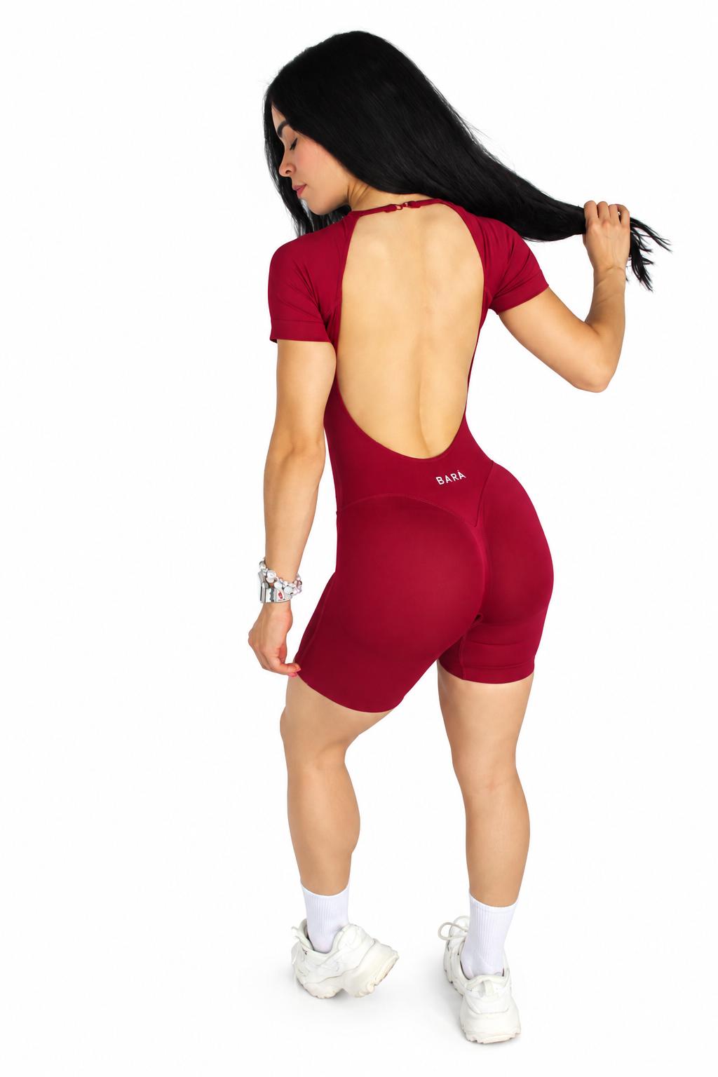 BARÄ Backless Short Sleeve Romper