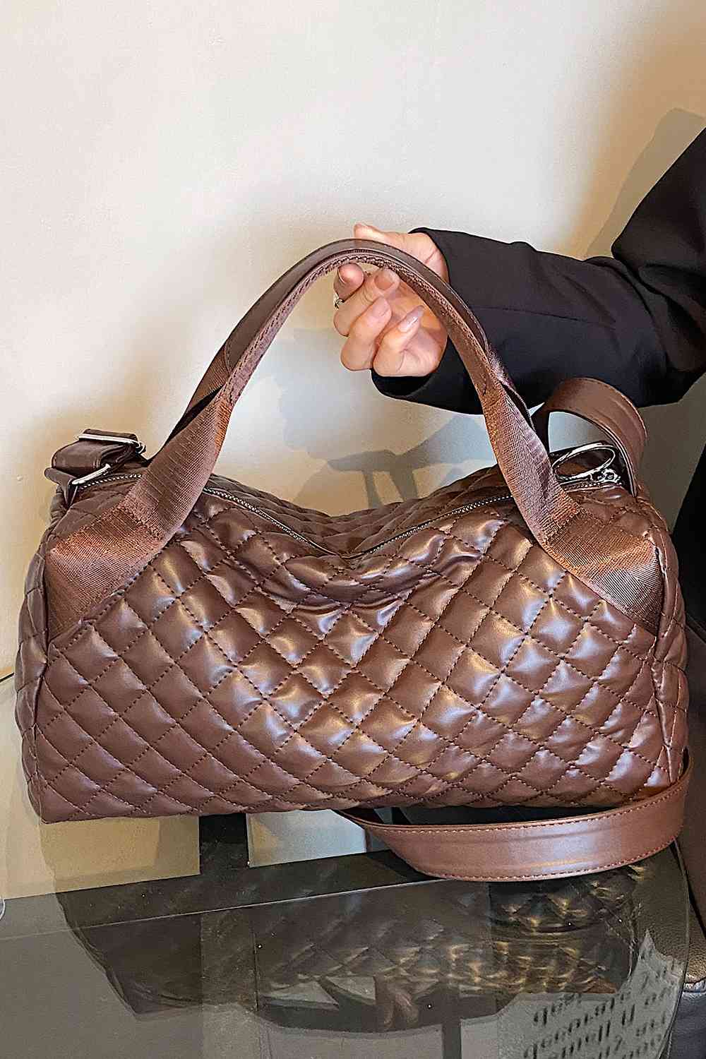 City Duffle in Chocolate