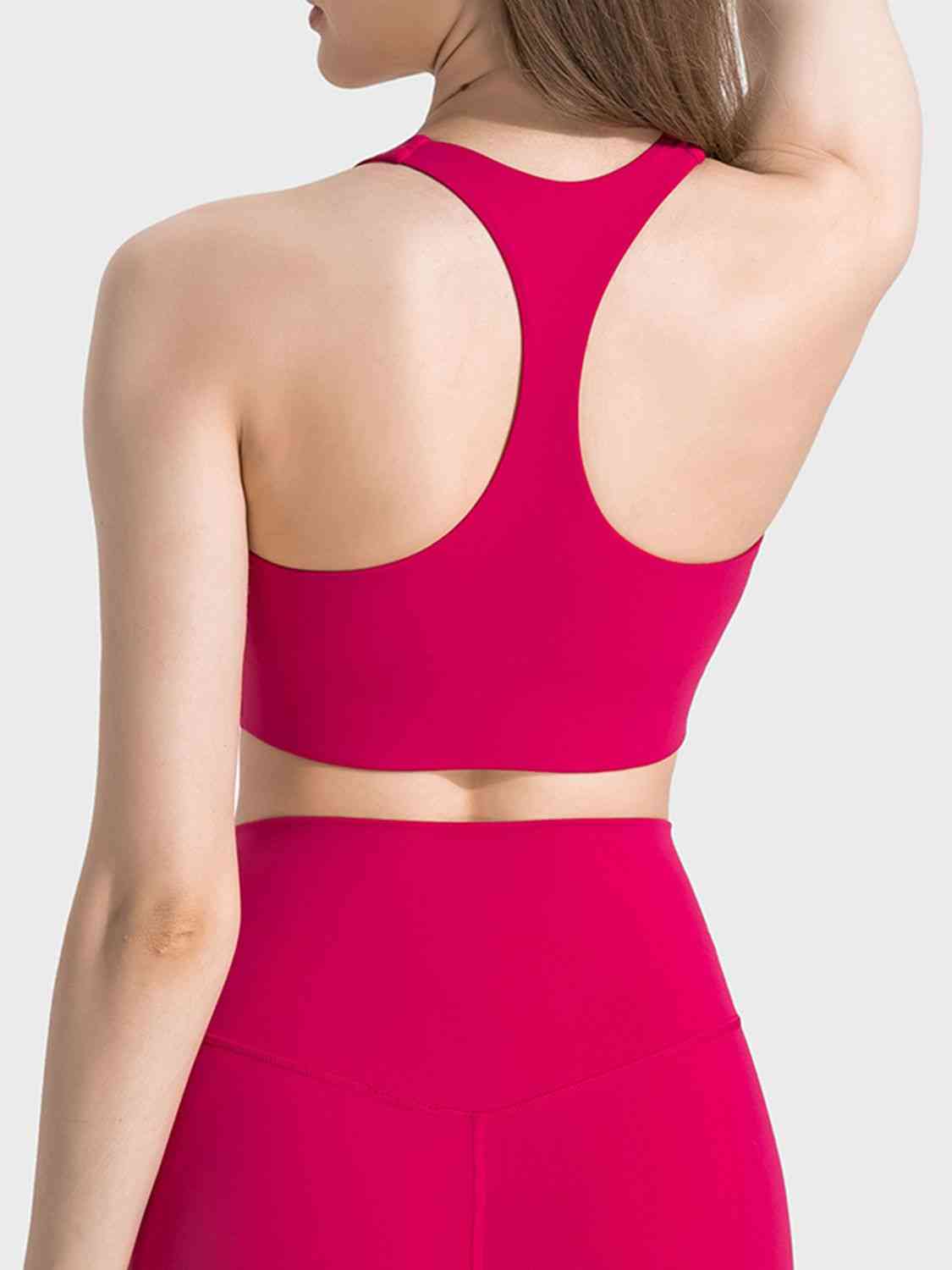 Square Neck Racerback Sports Bra