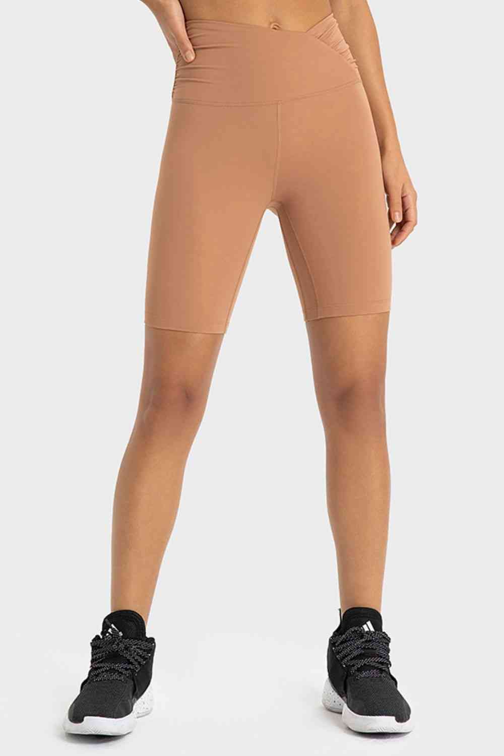 GlamFit V-Waist Bike Shorts