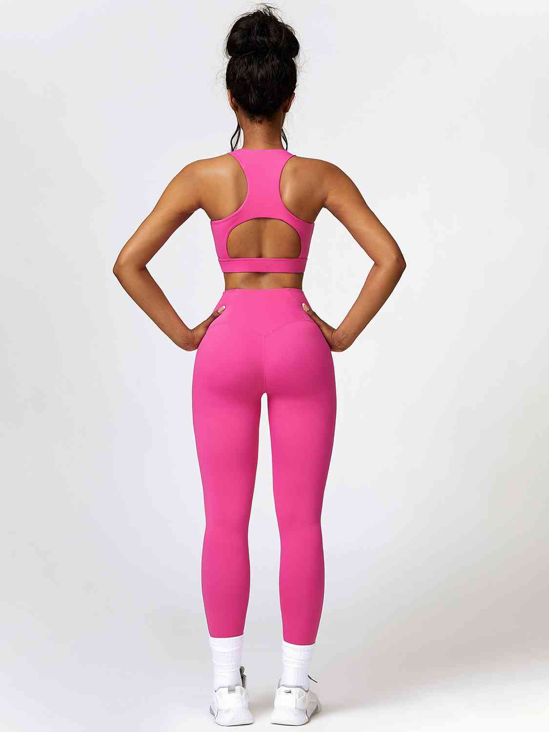 Cutout Crop Tank and Leggings Set