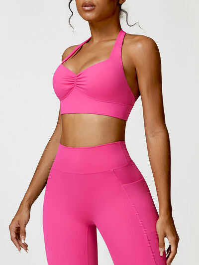 Halter Neck Sports Bra