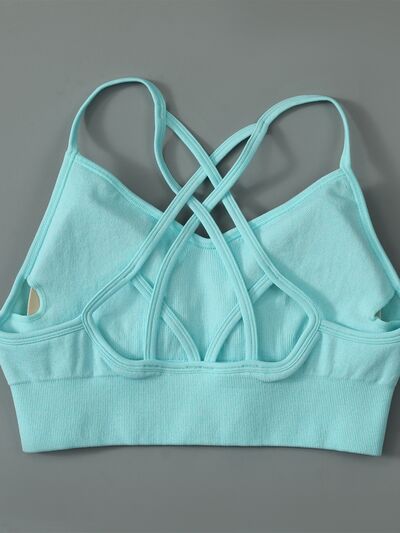 Crisscross Strap Sports Bra