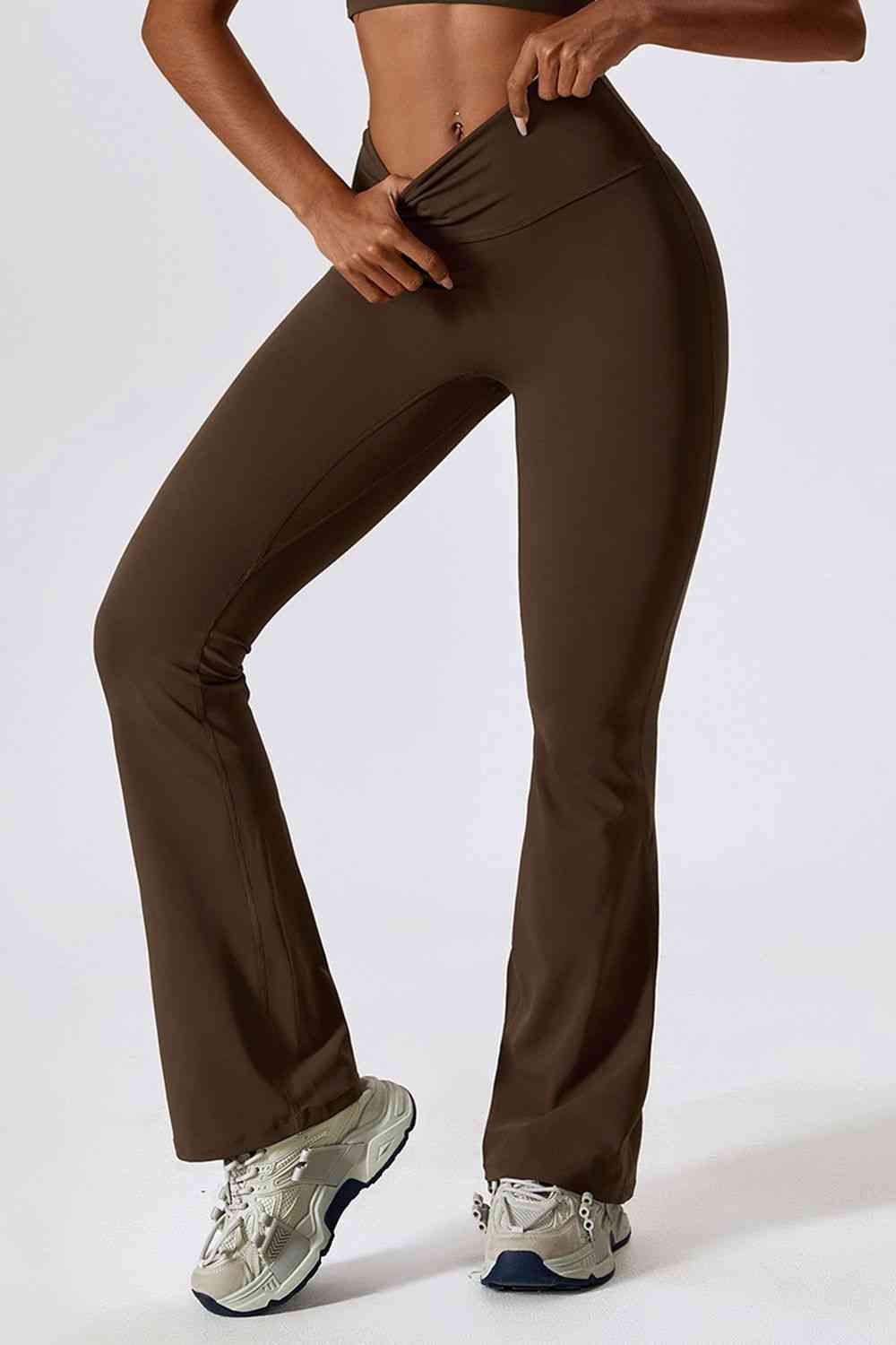 BaraBooty Ruched Wide Leg Leggings