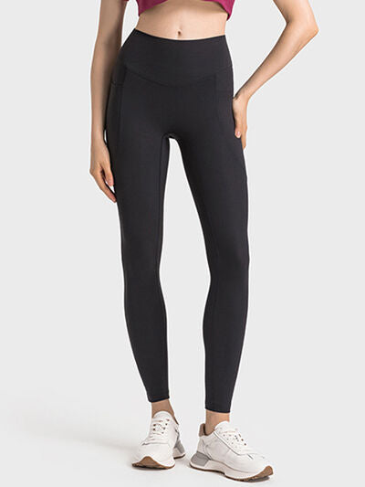 GlamFit Stretchy Training Leggings with Pockets