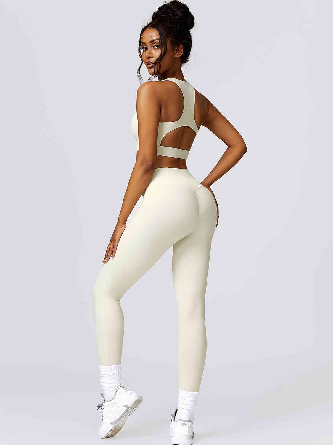 Cutout Crop Tank and Leggings Set