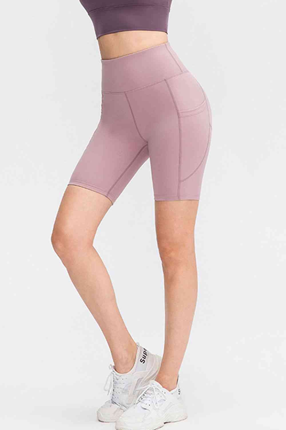 GlamFit Seam Lifting Shorts with Pockets