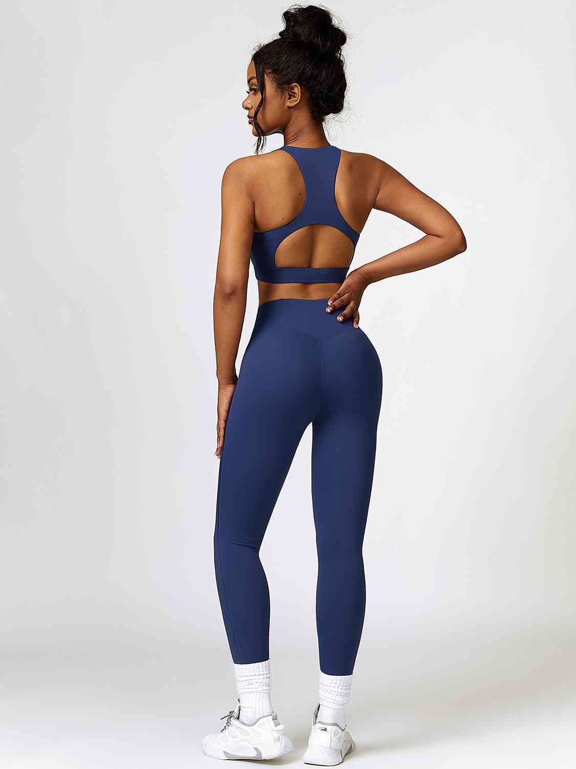 Cutout Crop Tank and Leggings Set