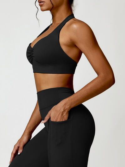 Halter Neck Sports Bra