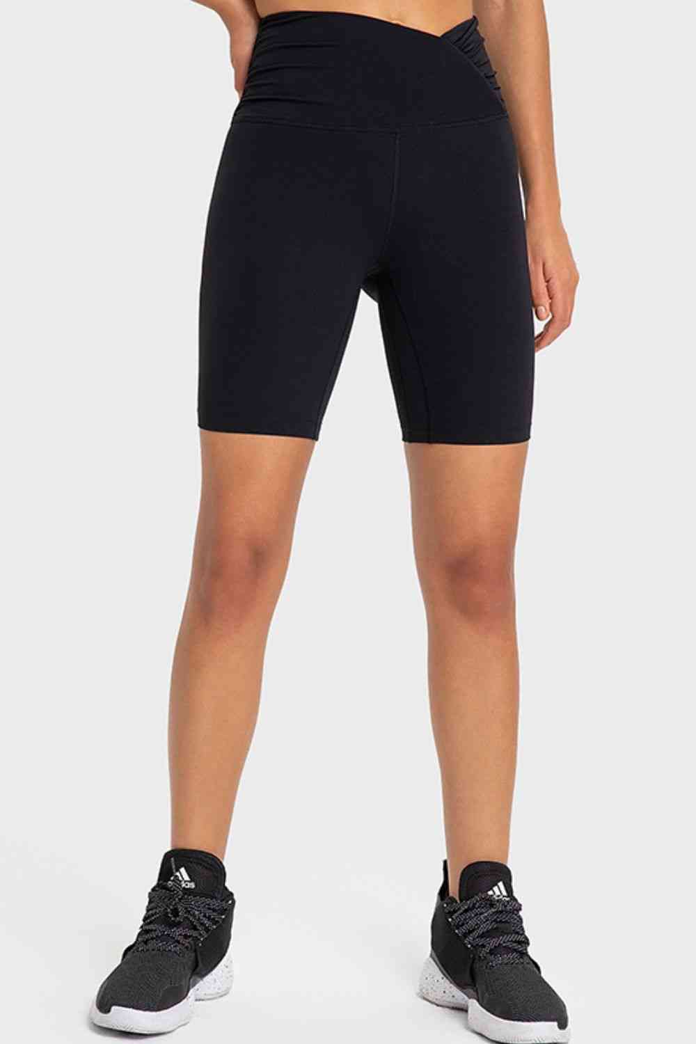 GlamFit V-Waist Bike Shorts