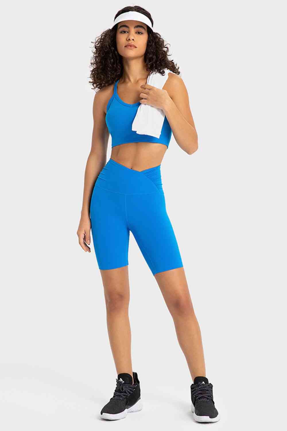 GlamFit V-Waist Bike Shorts