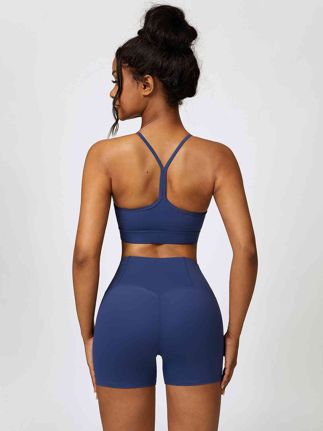 Sport Bra and Wide Waistband Shorts Set