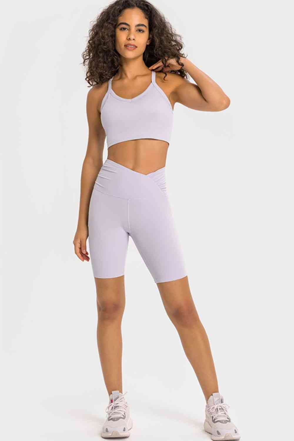 GlamFit V-Waist Bike Shorts