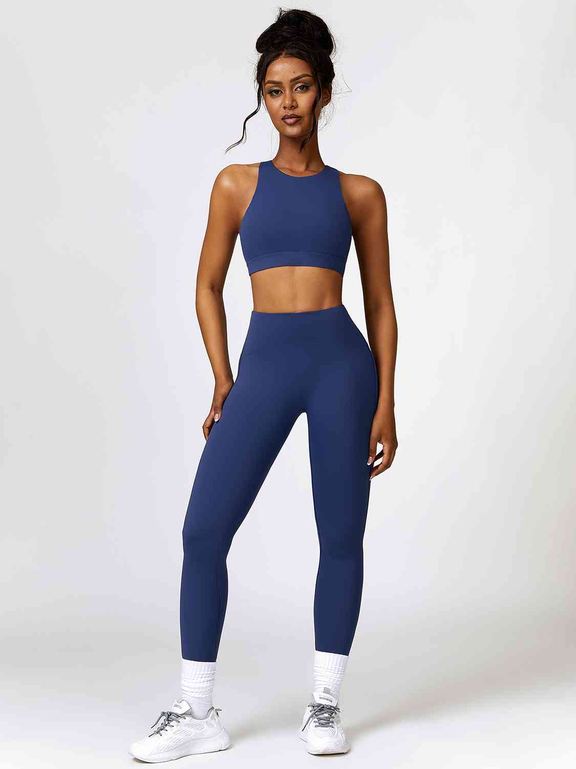 Cutout Crop Tank and Leggings Set