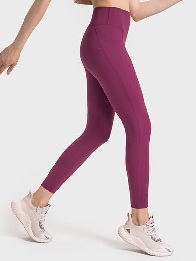 GlamFit Stretchy Training Leggings with Pockets