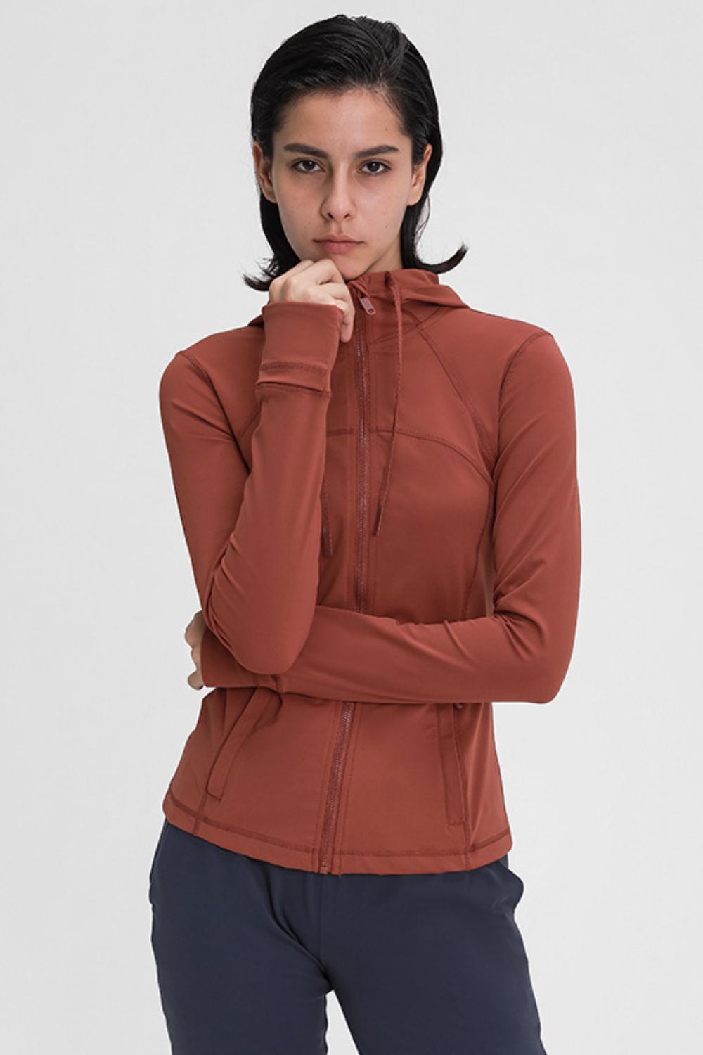 Zip Up Hooded Jacket