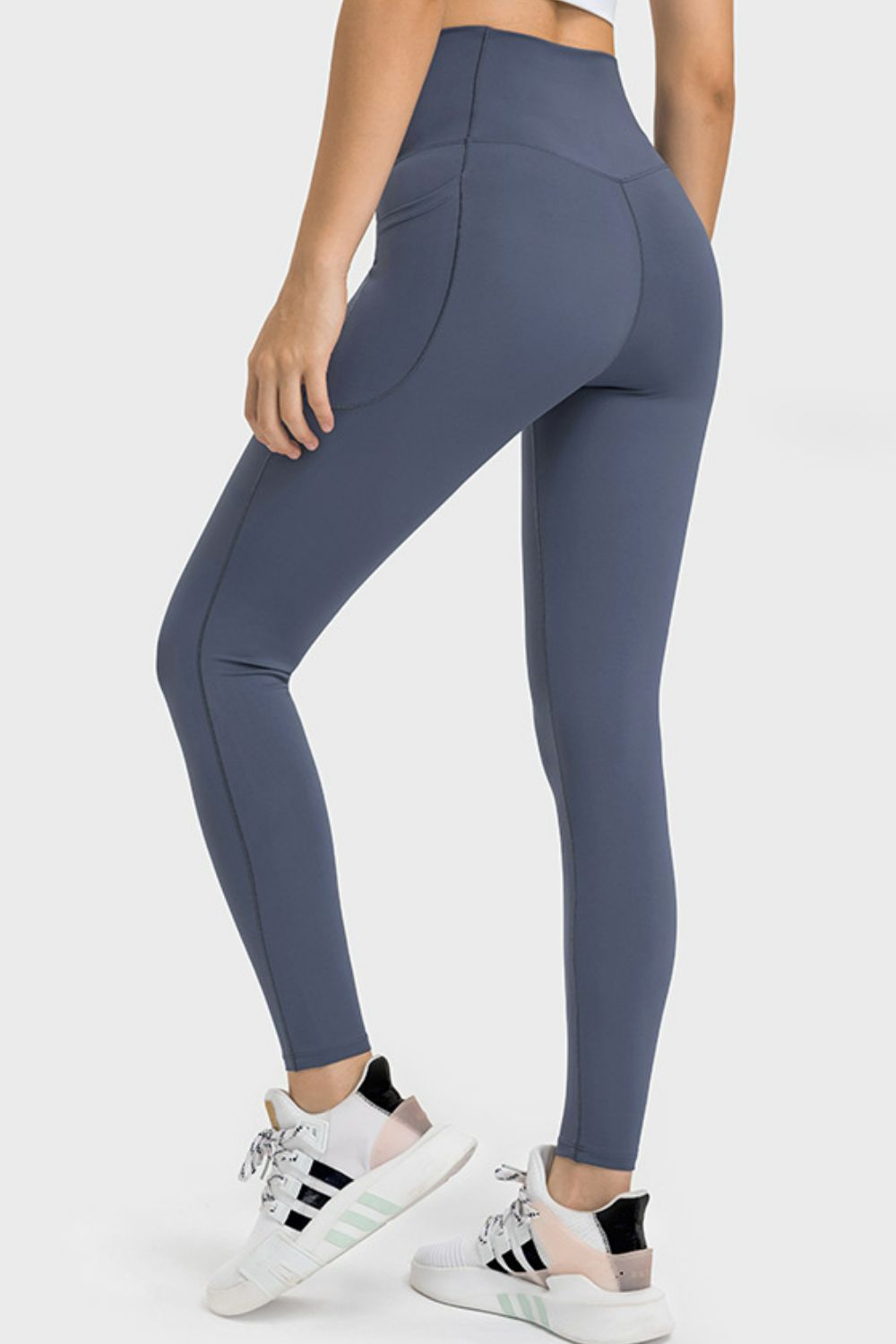 GlamFit V-Waist Yoga Leggings with Pockets