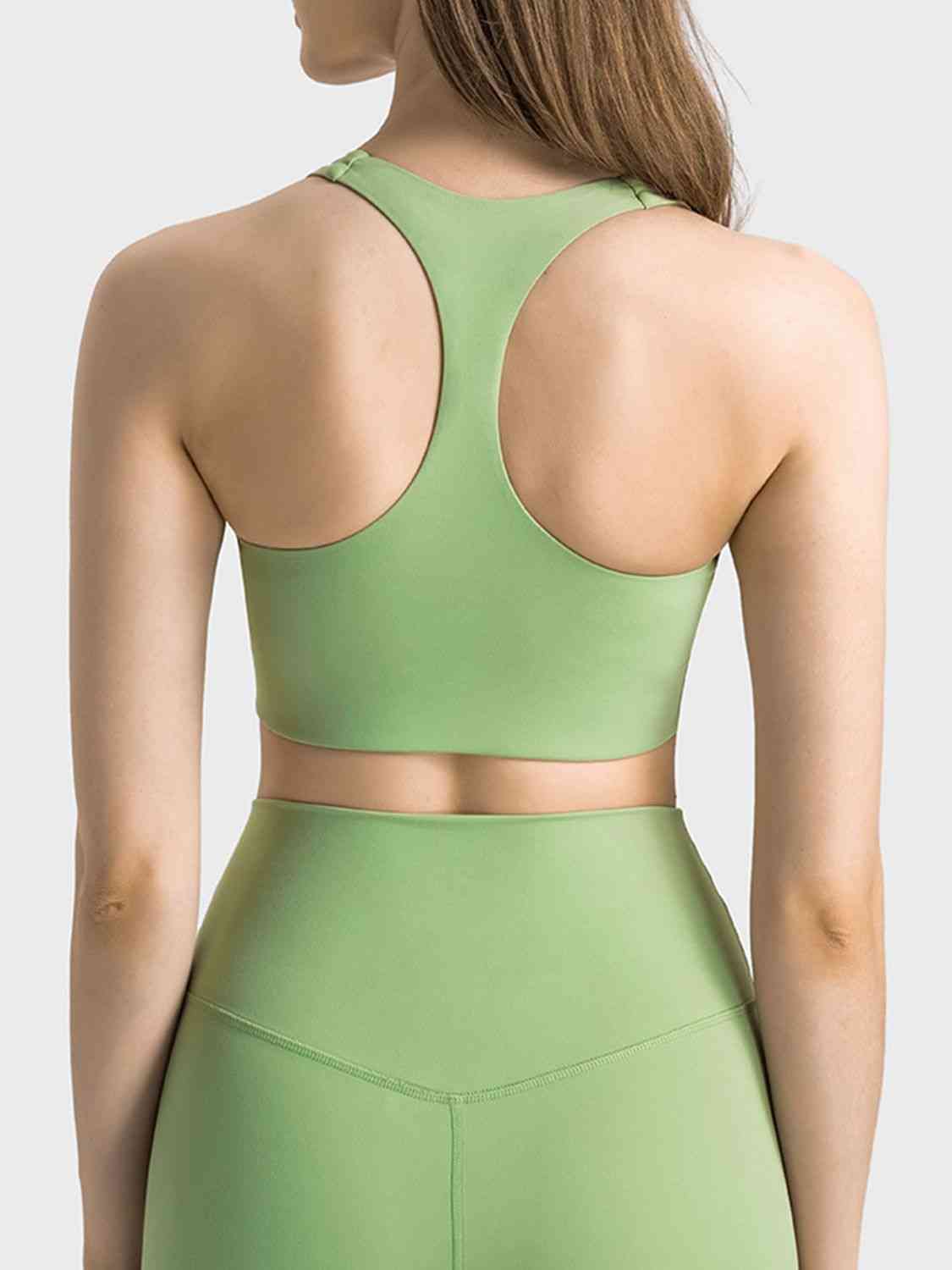 Square Neck Racerback Sports Bra