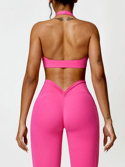 Halter Neck Sports Bra