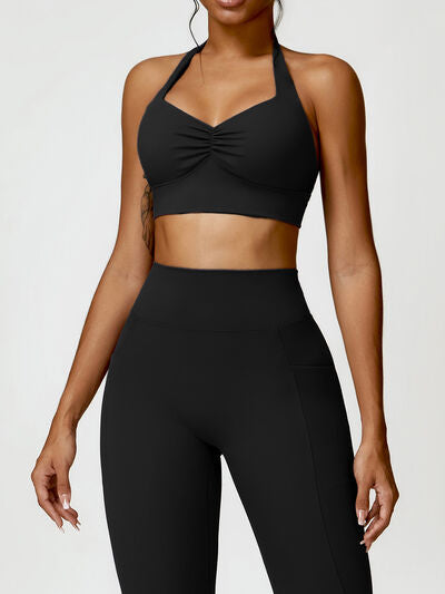 Halter Neck Sports Bra