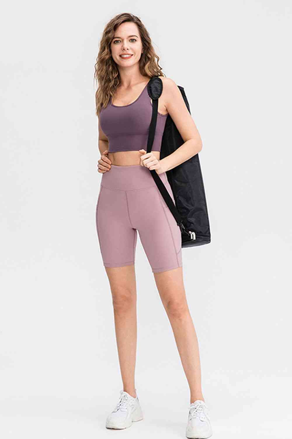 GlamFit Seam Lifting Shorts with Pockets