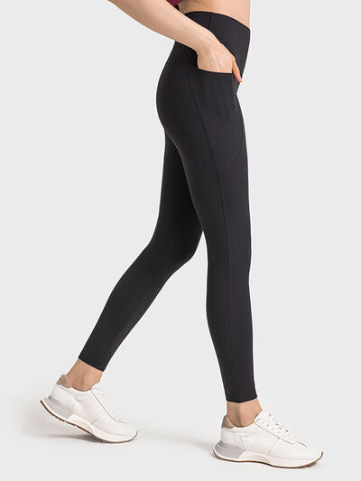 GlamFit Stretchy Training Leggings with Pockets